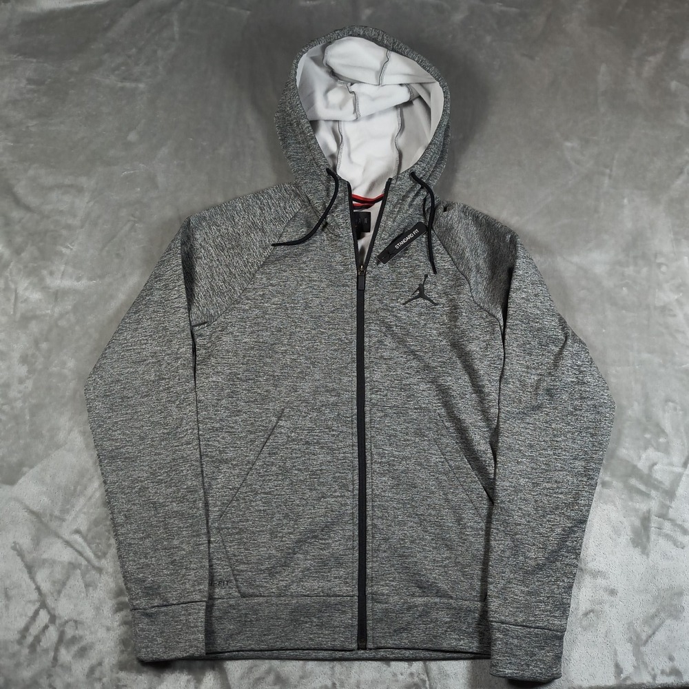 Nike Jordan 23 Alpha Therma Hoodie Mens Small Full Zip Dri Fit Performance New